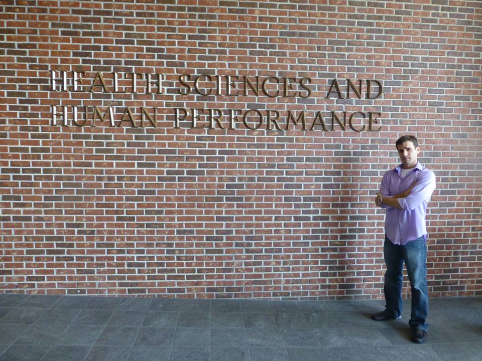 Bill Llewellyn bij de 'Health Sciences and Human Performance' afdeling van Tampa University.